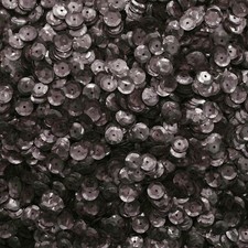 8mm Cup Sequins Black Galactic Night Prism Reflective Metallic. Made in USA