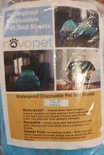 6 Pack Of Waterproof Disposable Pet Bed Sheets / Covers - 34" Round
