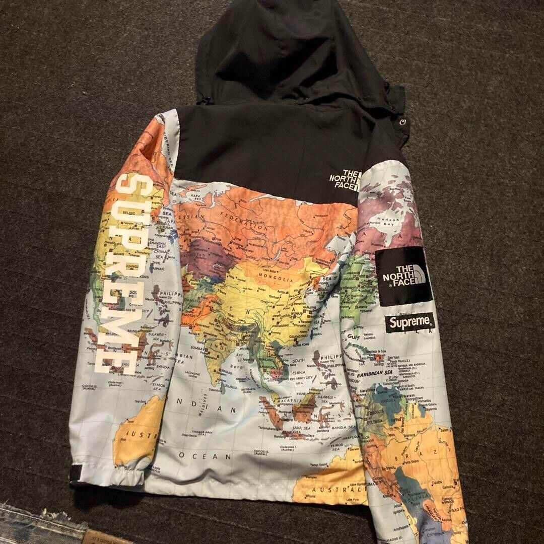 Supreme The North Face Expedition Coaches Jacket Map Design Supreme The North Face Expedition Coaches Jacket Map Design