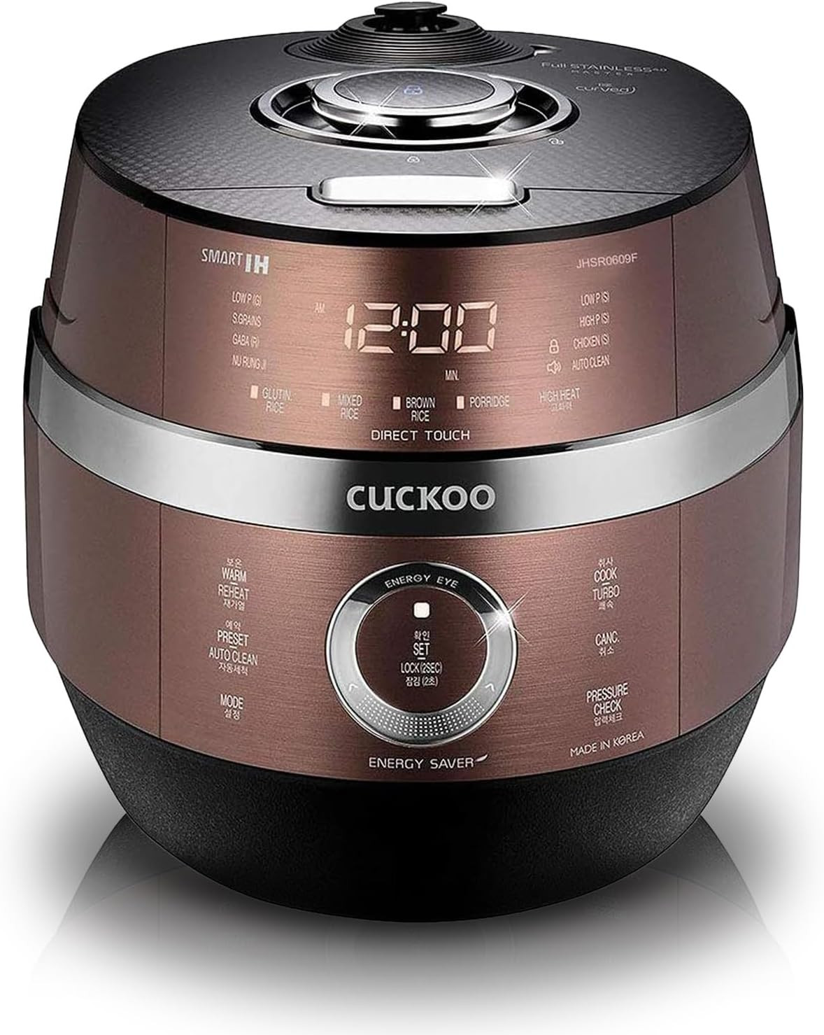Induction Heating Pressure Rice Cooker, 6-Cup Uncooked, 16 M
