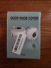 Door Knob Child Proof Locks, Toddler Door Knob Cover, Baby Safety Locks 4 Pack
