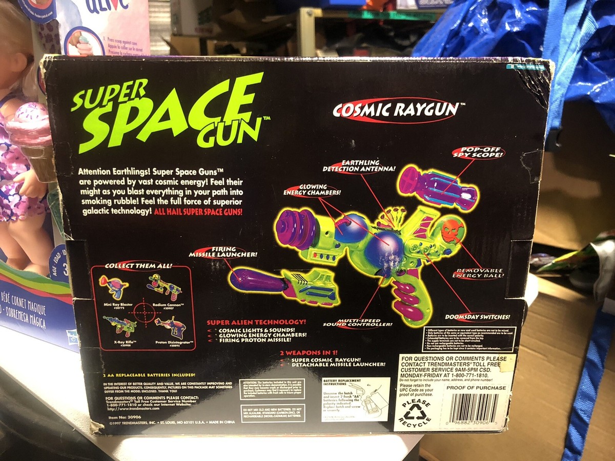 NEW Super Space Gun Trendmasters #309061997 COSMIC RAYGUN