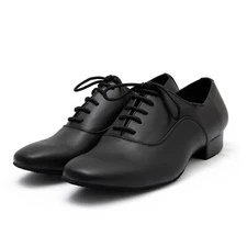 Men's Latin Dance Shoes with Leather Perfect for Ballroom, Salsa, Tango, Waltz