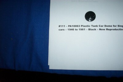 American Flyer Parts - PA10063 Black Tank Car Dome #111 | eBay