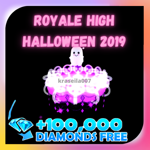 ROYALE HIGH HALLOWEEN HALO 2019 ( + 100K Diamonds For Free) RH Halos