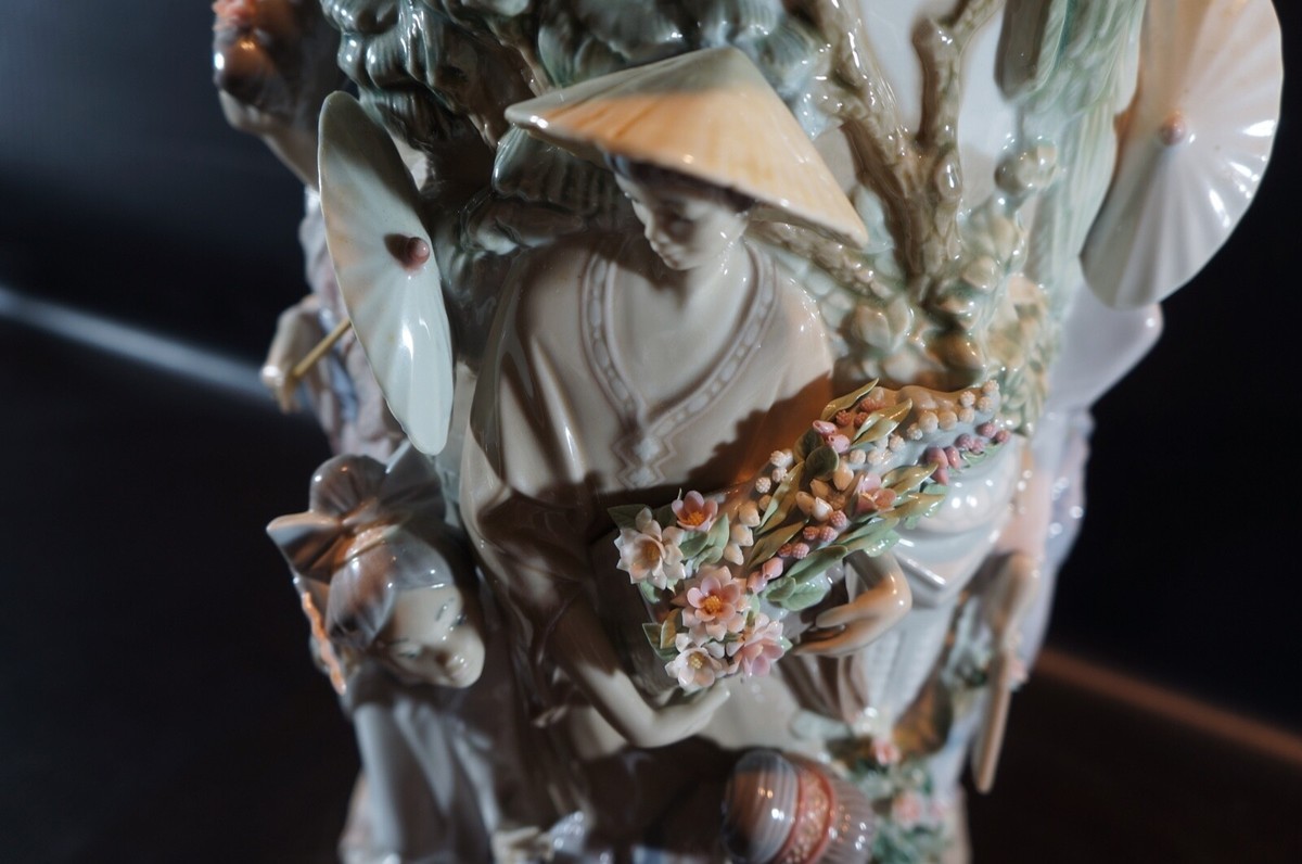 LLadro 1536 Japanese Vase Jarron Japones Elite Limited
