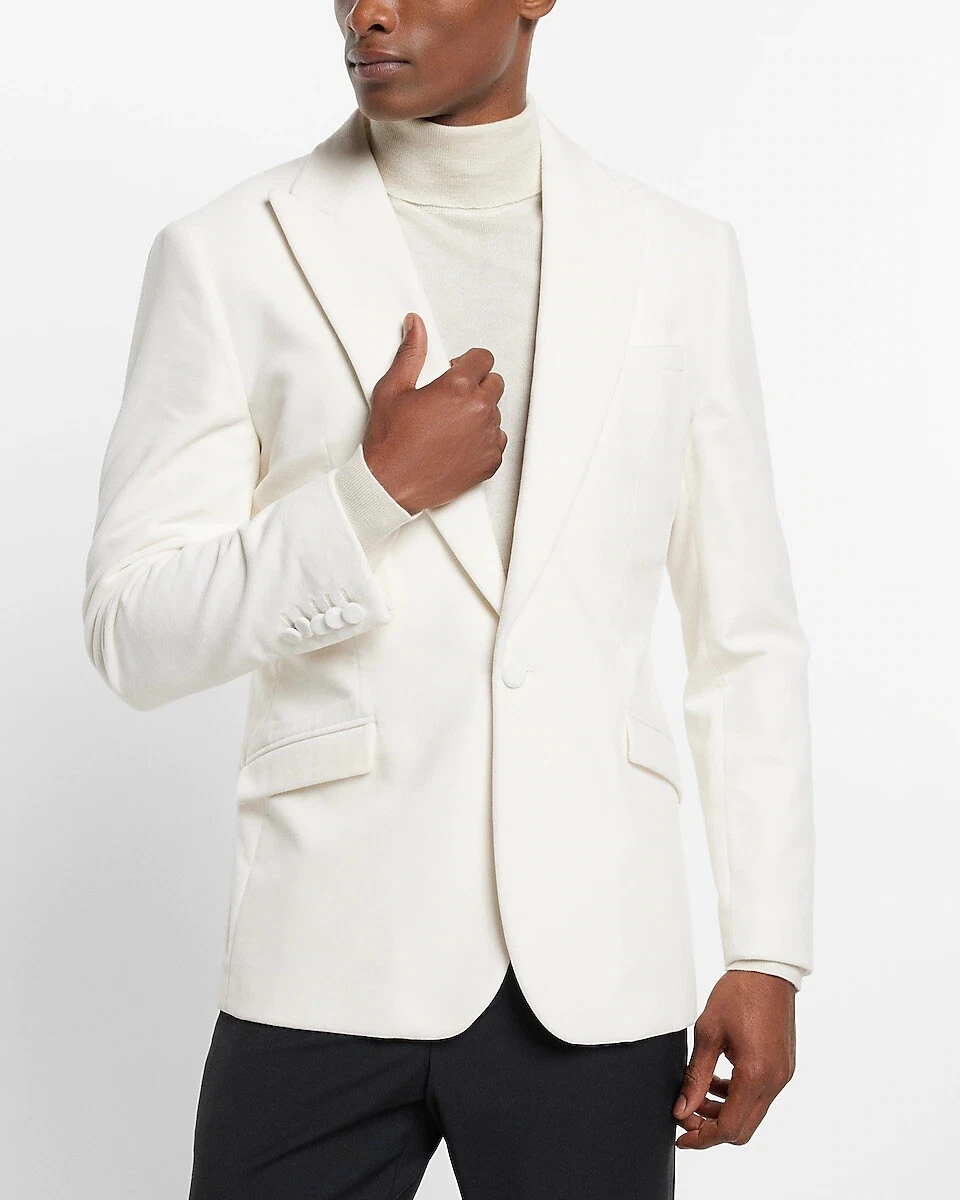 White velvet best sale suit