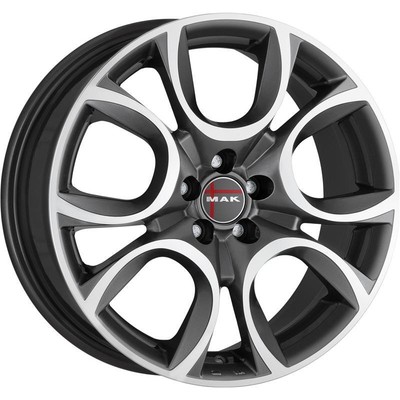 Alufelgen PEUGEOT 208 16'' - MAK TORINO GUN METALLIC MIRROR