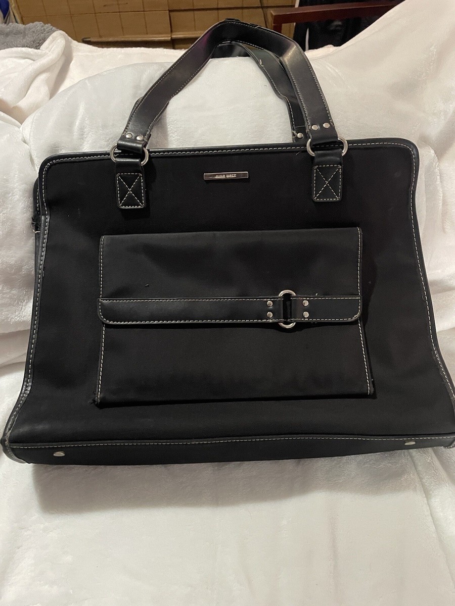 Nine West Black Canvas Computer Bag