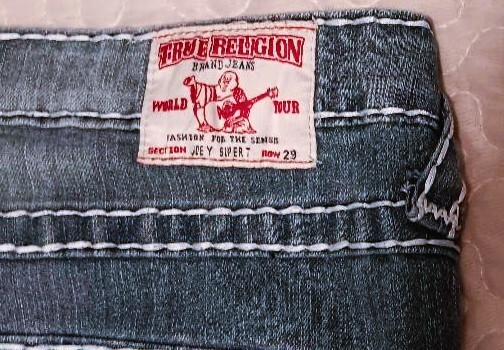 True Religion Joey Super T Jeans with original tags Light Wash image 3