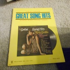 Vintage 1966 Great Song Hits For All Organs Mills Music Sheet Music Songbook