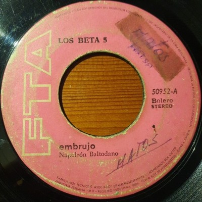 Los Beta 5   Embrujo / Qué Pasará CUMBIA SICODELICA PERU SINGLE 7''