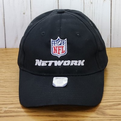 NFL Network Mens Hat Black Adjustable Velco Strap