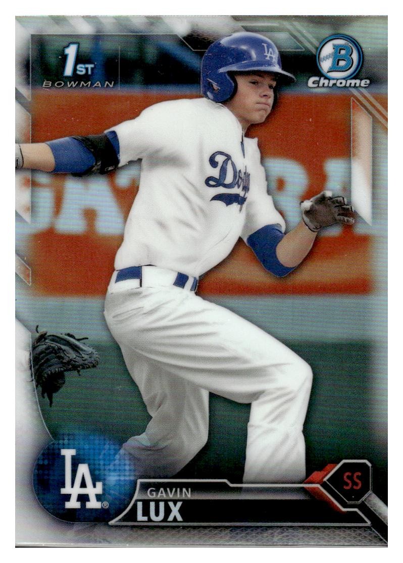 2016 Bowman Draft #BDC-67 Gavin Lux Chrome Refractor