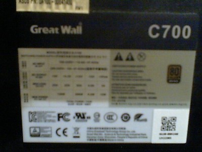 Great Wall C700 80+ Bronze Power Supply 700W