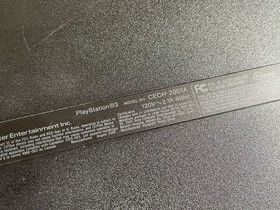Sony PlayStation 3 Slim 120GB Console + Controller - NO GAMES