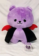 Fukuya Bunpire Plush Stuffed Animal 15" Purple / Black / Red  - FREE SHIPPING