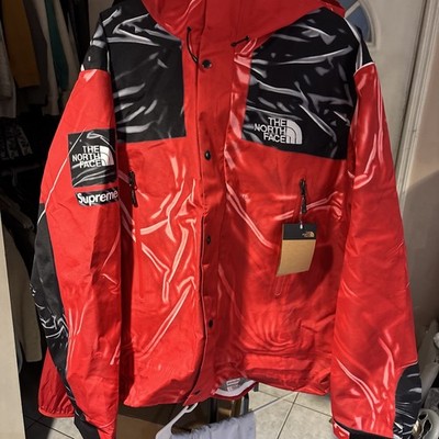 Supreme X North Face Printed Tape Seam Shell Trompe L oiel Jacket XL Best Offer!