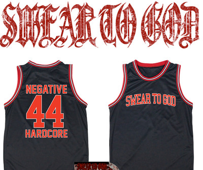 Swear To God band Negative Hardcore Basketball Jersey XZ1418