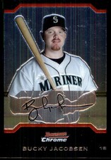 Bucky Jacobsen 2004 Bowman Draft Picks & Prospects #BDP15 Mariners MLB READ