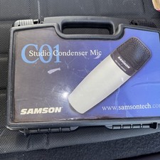 SAMSON C01 STUDIO CONDENSER MICROPHONE WITH CASE