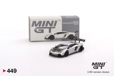 Mini GT LB-WORKS Lamborghini Aventador Limited Edition Matt Silver 1/64 #449