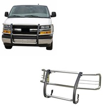 Black Horse Grille Guard Push Bar Modular Stainless Fit 03-26 Chevrolet Express
