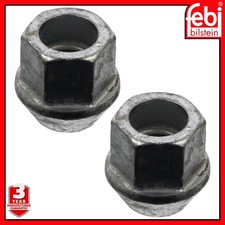 Image of Steel Wheel Nut x 2 Febi 46702 For Opel Vauxhall Ampera Astra Cascada 09598799