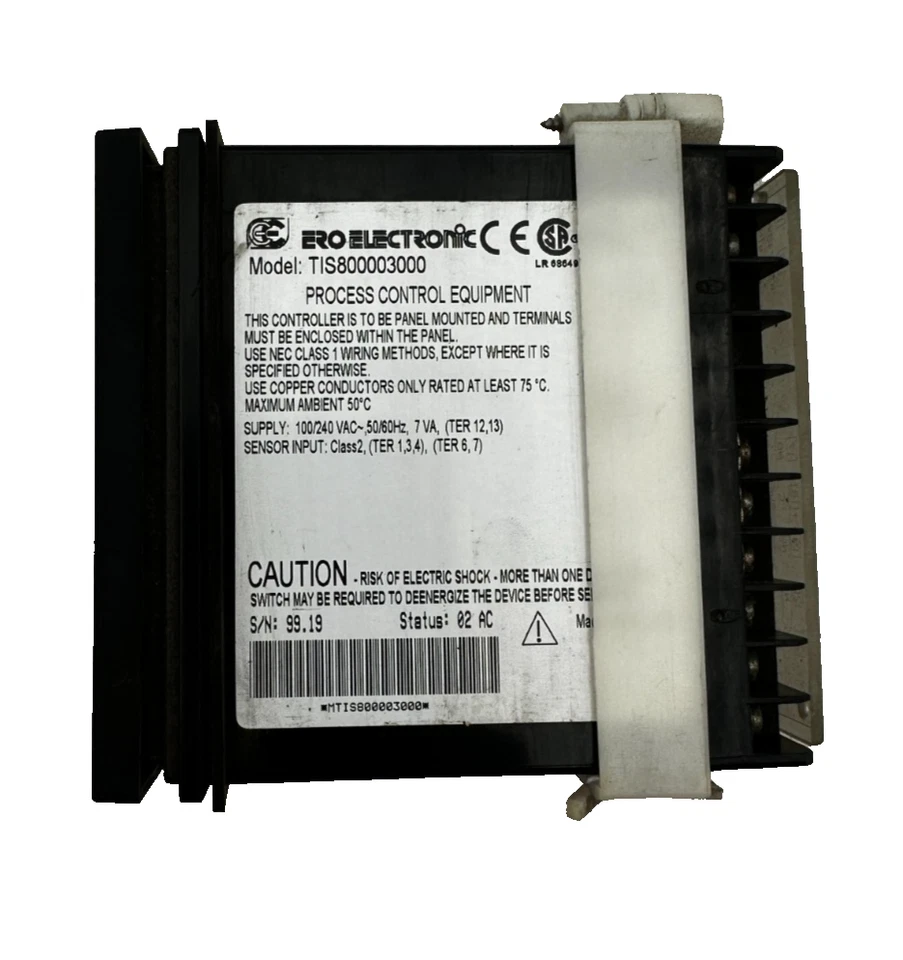 ERO ELECTRONIC TIS800003000 Controller 100-240 VAC - Image 3 of 4