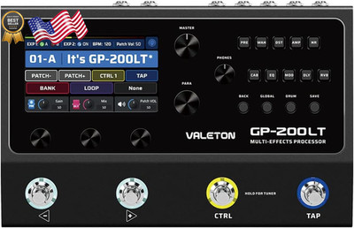 Valeton GP-200LT Multi Effects Pedal Multi Effects Processor Guitar Effects P...