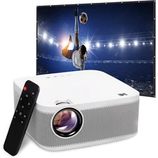 Kodak FLIK X10 Multimedia Home Projector Bundle with 100" Screen, Remote & More