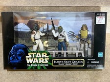 Star Wars The Power Of The Force jabbas skiff guards Klaatu Barada Nikto NEW