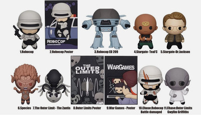 3D Figural Bag Clip Sci-Fi Stories  Minis Blind Box [24 Packs] SEALED CASE