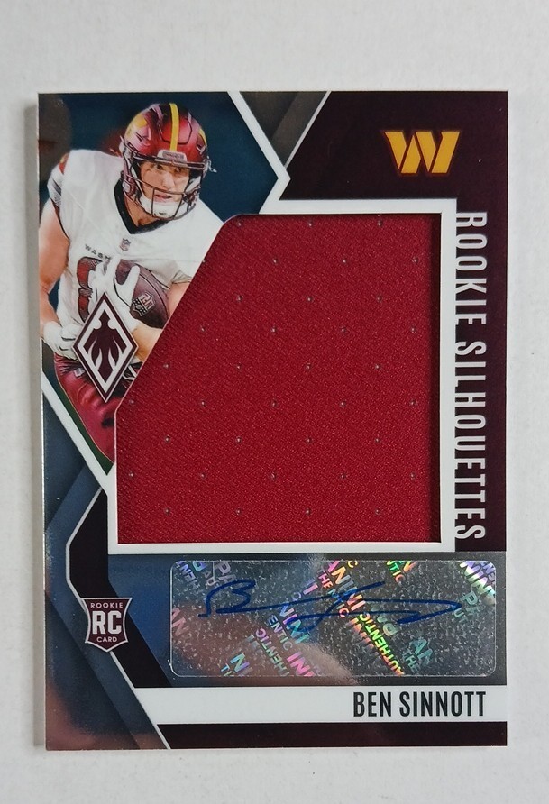 Ben Sinnott Panini Phoenix Rookie Silhouettes Autographs Relic #RSBST Base
