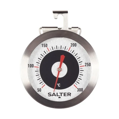 Salter Oven Thermometer Analogue Kitchen Temperature Gauge Stainless Steel BBQ