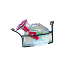 Parasol Flower Box Hummingbird Feeder - Clear