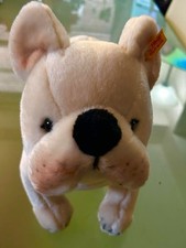 STEIFF AKC FRENCH BULLDOG NEVER PLAYED WITH - IN EXCELLENT CONDITION