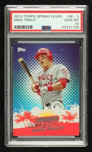 2013 Topps Spring Fever Mike Trout #SF-3 PSA 10 GEM MT