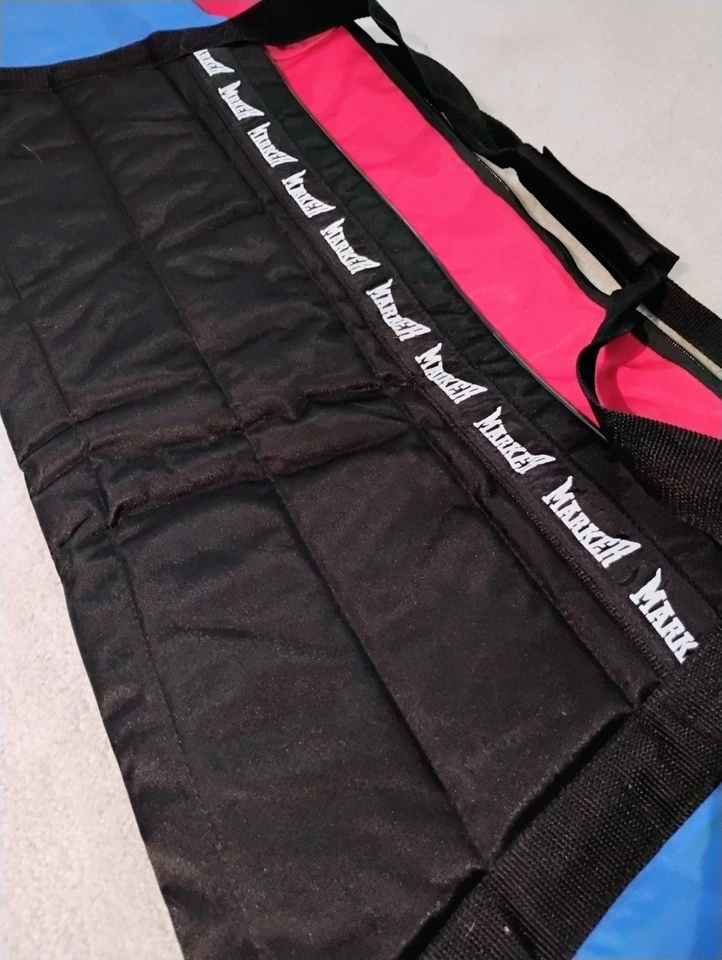 Bolsa de esquí, MARKER, grande, acolchada, logotipo olímpico de Salt Lake City 2002, rojo/blanco/azul Foto 3 de 4