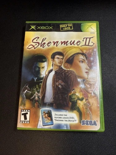 Shenmue II (Microsoft Xbox, 2002) Complete with Manual and Movie DVD