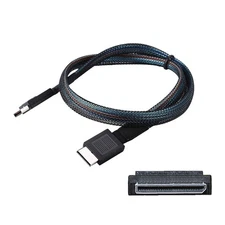 XPLAYER OCuLink Cable for OneXGPU eGPU, SFF8611, 3.3ft Long, PCIe 4.0 x4