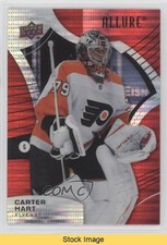 2021-22 Upper Deck Allure Red Rainbow Carter Hart #58 READ 0qr0