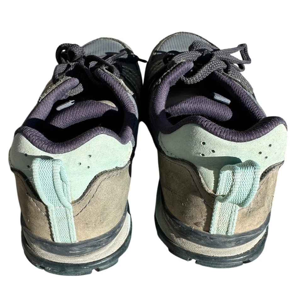 OBoz Bozeman Approach Hiking Shoes Sneakers Size 6 Athletic Gray Teal Outdoors - Image 3 of 4