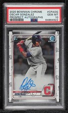 2020 Bowman Chrome Prospects Oscar Gonzalez #CPA-OG PSA 10 GEM MT Auto 03ox