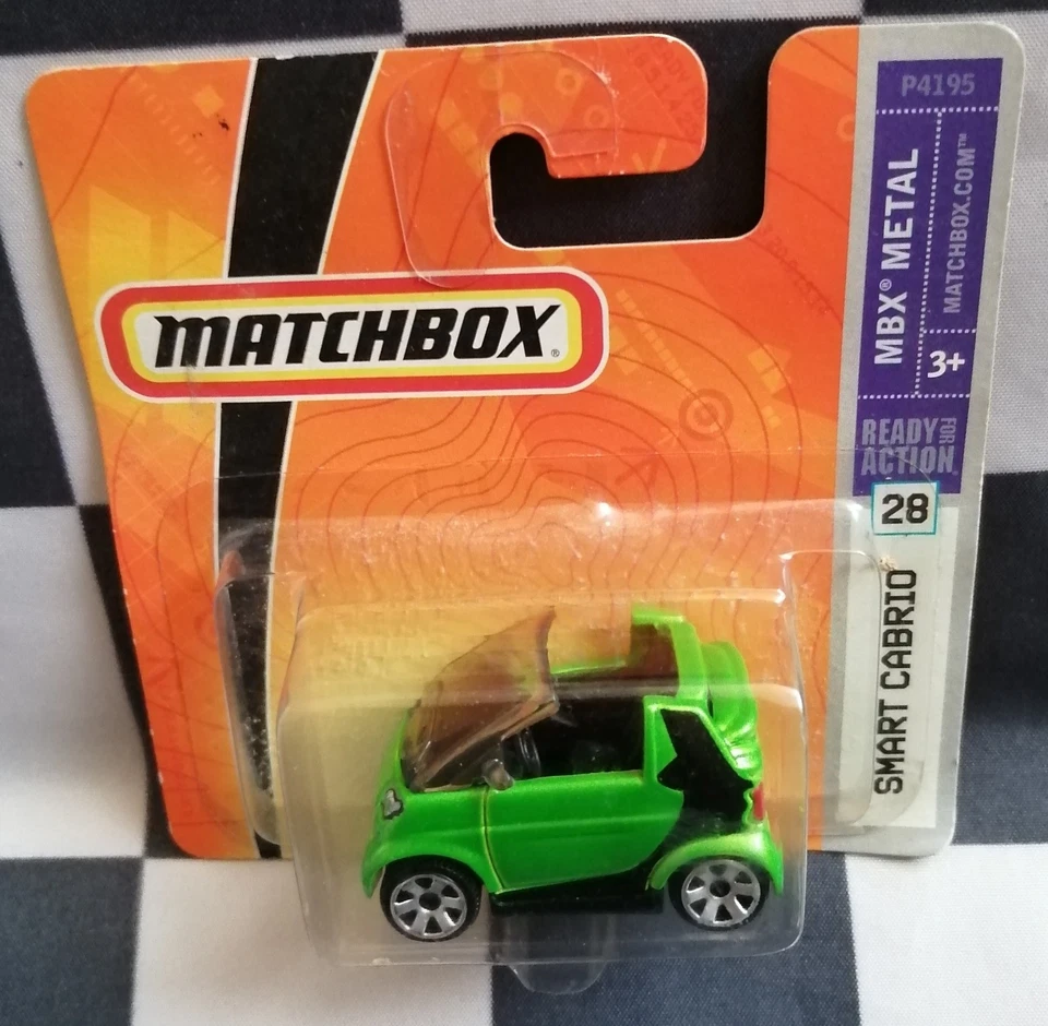 Matchbox Smart Cabrio Short MBX Metal Short Card #28 - Image 4 of 4