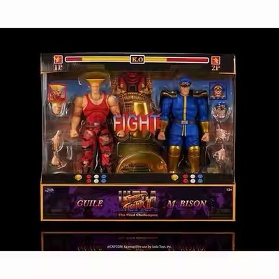 Jada Toys 1/12 Ultra Street Fighter 2 - Guile vs M. Bison 2 Pack DEPOSIT PRESALE