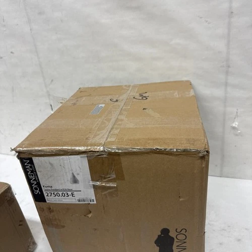 Sonneman 2750-E Koma Taisho 1 Light Pendant - White - Picture 2 of 4