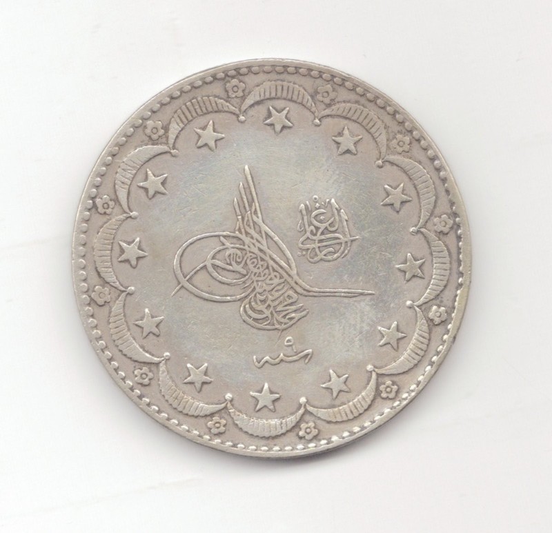 Turkey Silver 1916 20 Kurush-Lot B4
