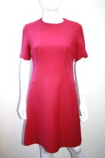 Vintage Cresta 1960s Wool Fitted Dress, Size 10