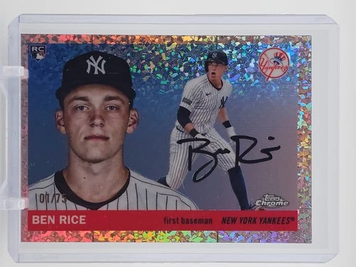 Ben Rice 2025 Topps Chrome Ben Rice #311 Gold